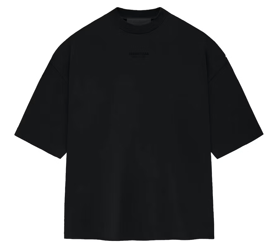 Fear of God Essentials Small Logo Tee Jet Black
