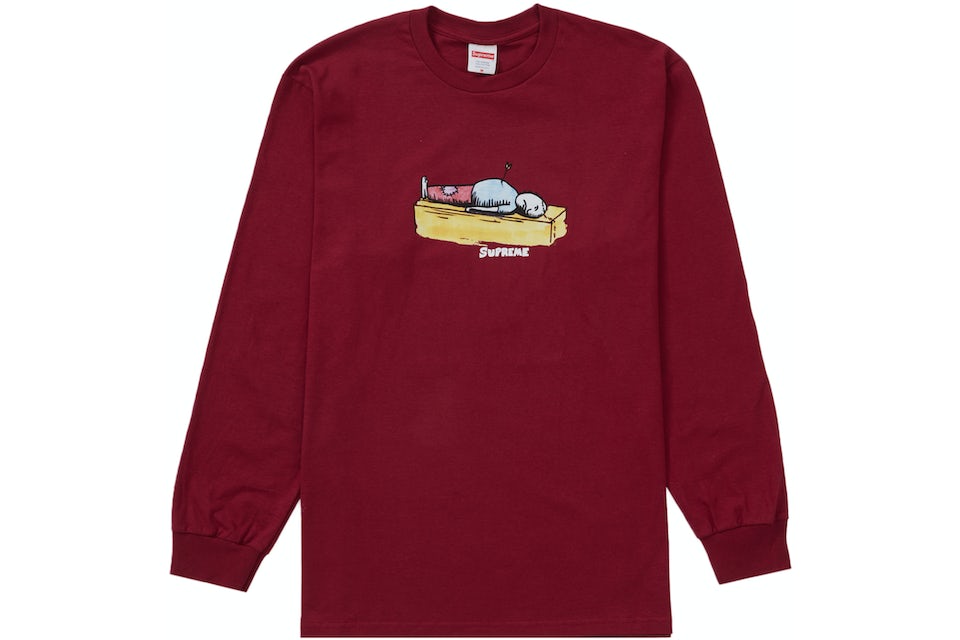 Supreme Neil Blender Arrow L/S Tee Cardinal