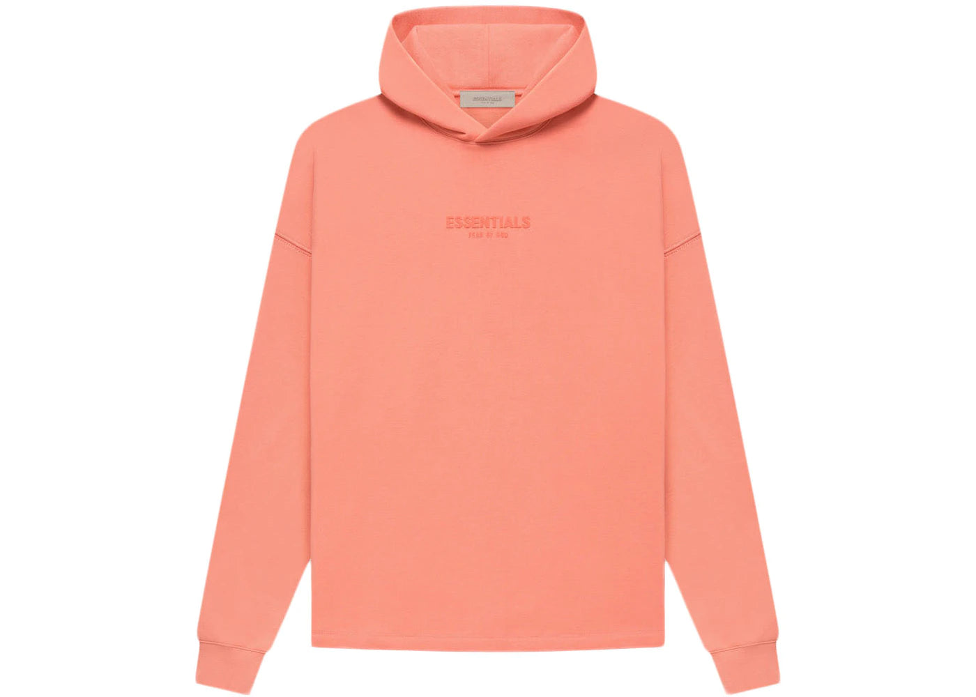 Fear of God Essentials Relaxed Hoodie Coral – UnCommon Boutique