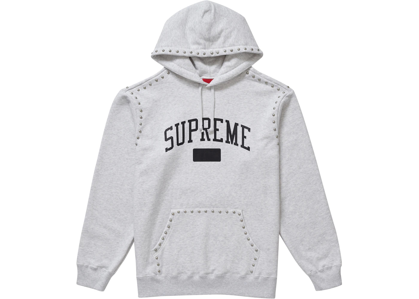 正規品 supreme studded hooded sweatshirt M