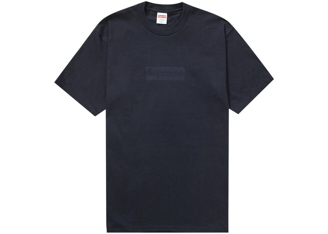 Supreme Tonal Box Logo Tee Navy