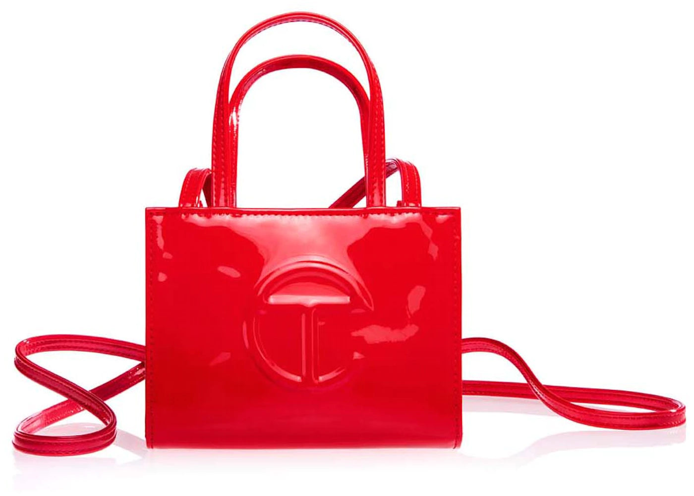 Telfar red discount bag