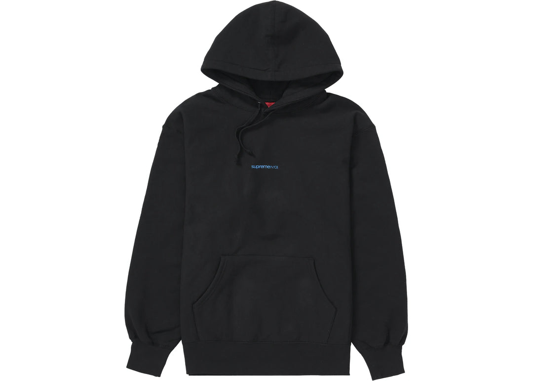 Supreme Number One Hooded Sweatshirt Black
