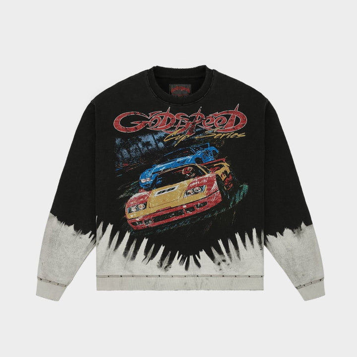 GODSPEED F.T.W Sweatshirt Black Bleached Wash