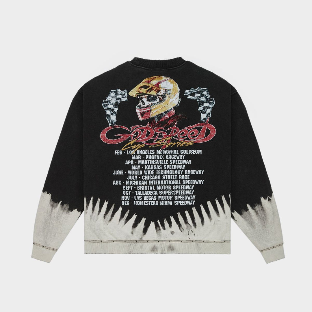 GODSPEED F.T.W Sweatshirt Black Bleached Wash