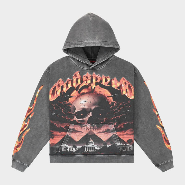 GODSPEED Echoes of Empires Hoodie Grey