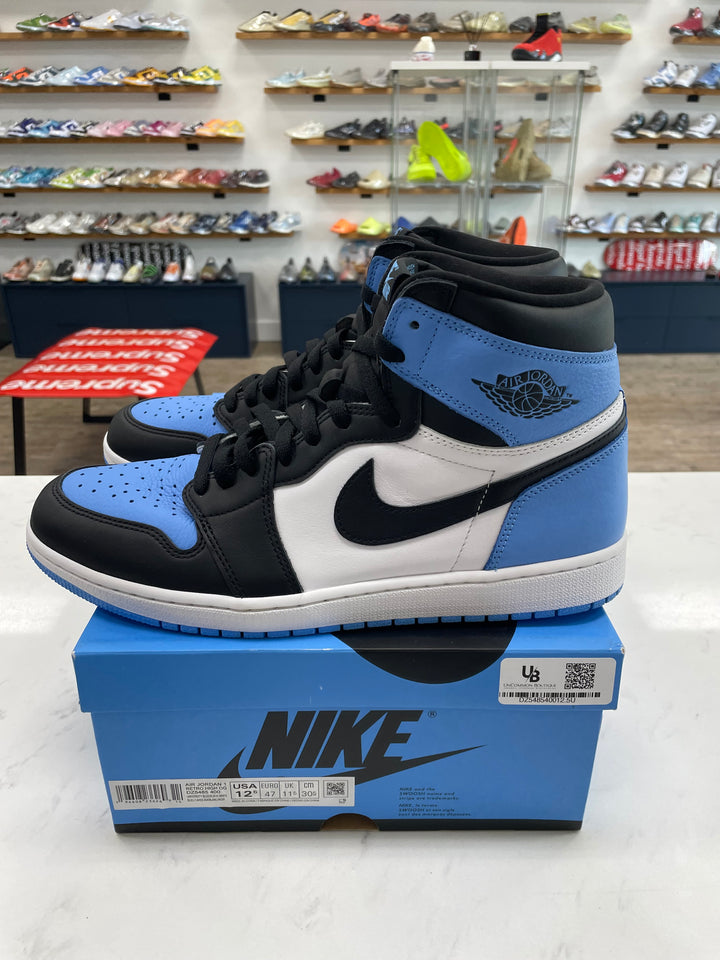 Jordan 1 Retro High OG UNC Toe- Worn