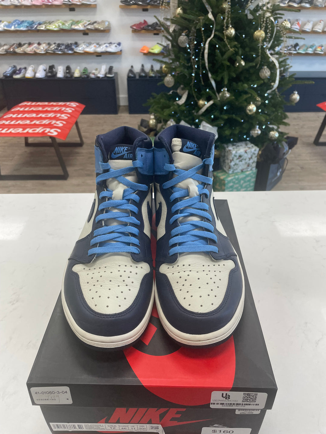 Jordan 1 Retro High Obsidian - Worn