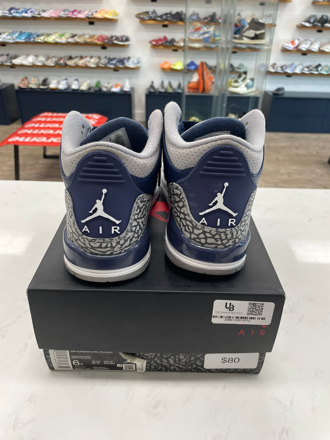 Jordan 3 Retro Georgetown (2021) (GS)- Worn