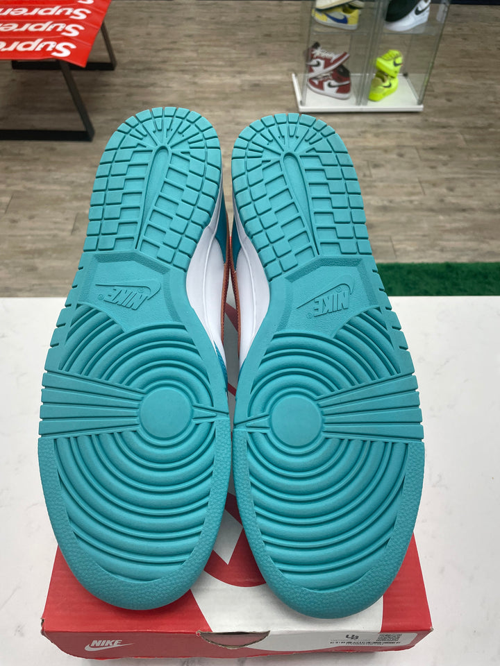 Nike Dunk Low Miami Dolphins - Worn