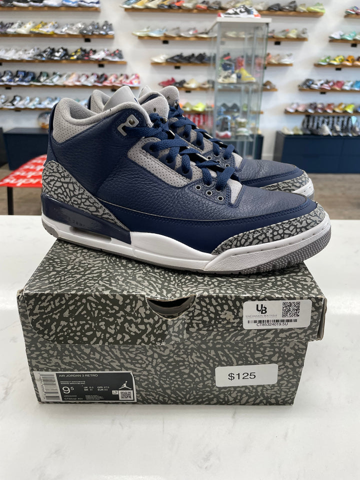 Jordan 3 Retro Georgetown (2021)- Worn