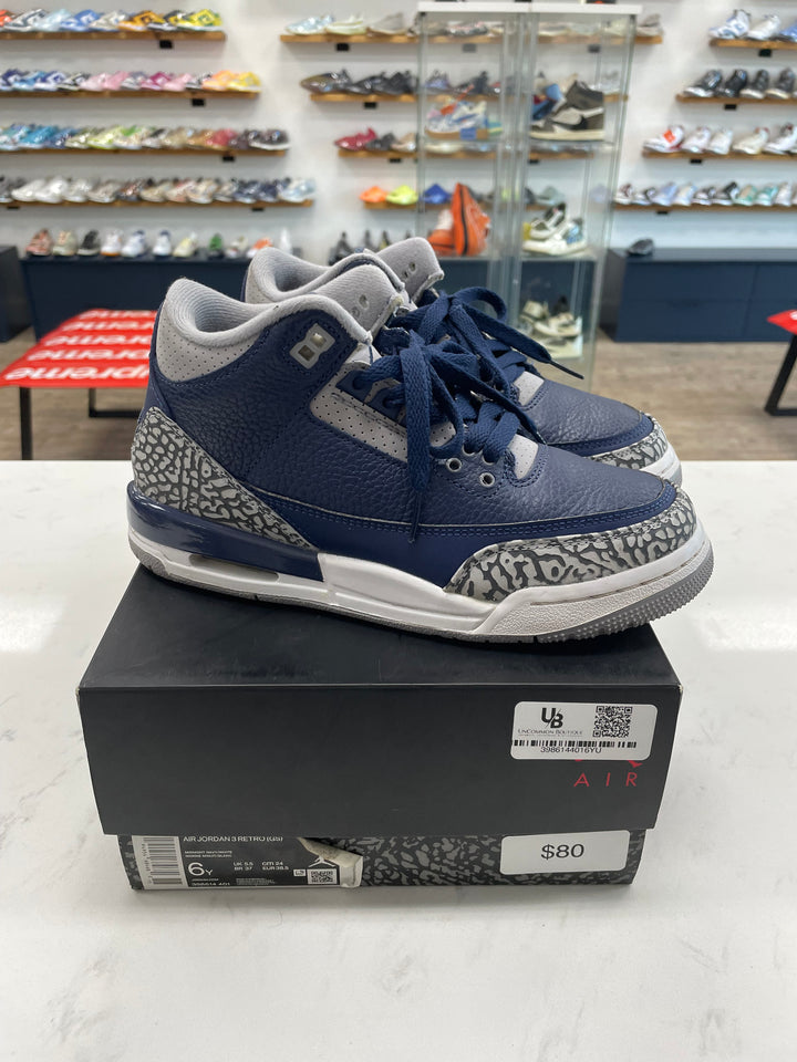 Jordan 3 Retro Georgetown (2021) (GS)- Worn