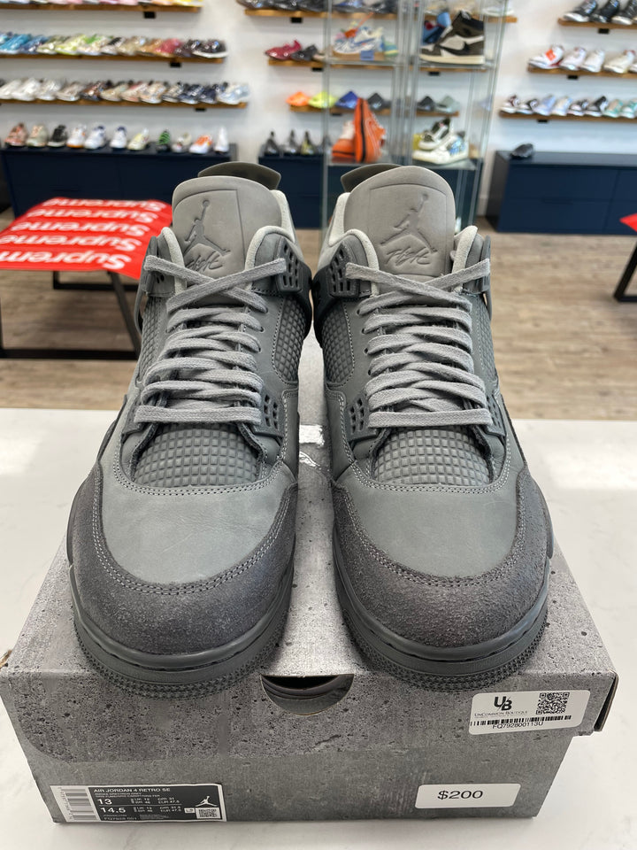 Jordan 4 Retro SE Paris Olympics Wet Cement- Worn