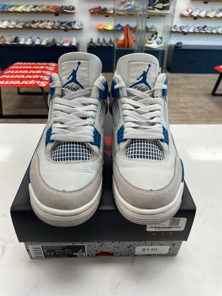 Jordan 4 Retro Military Blue (2024)- Worn