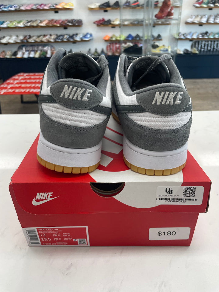 Nike Dunk Low Smoke Grey Gum 3M Swoosh- Worn