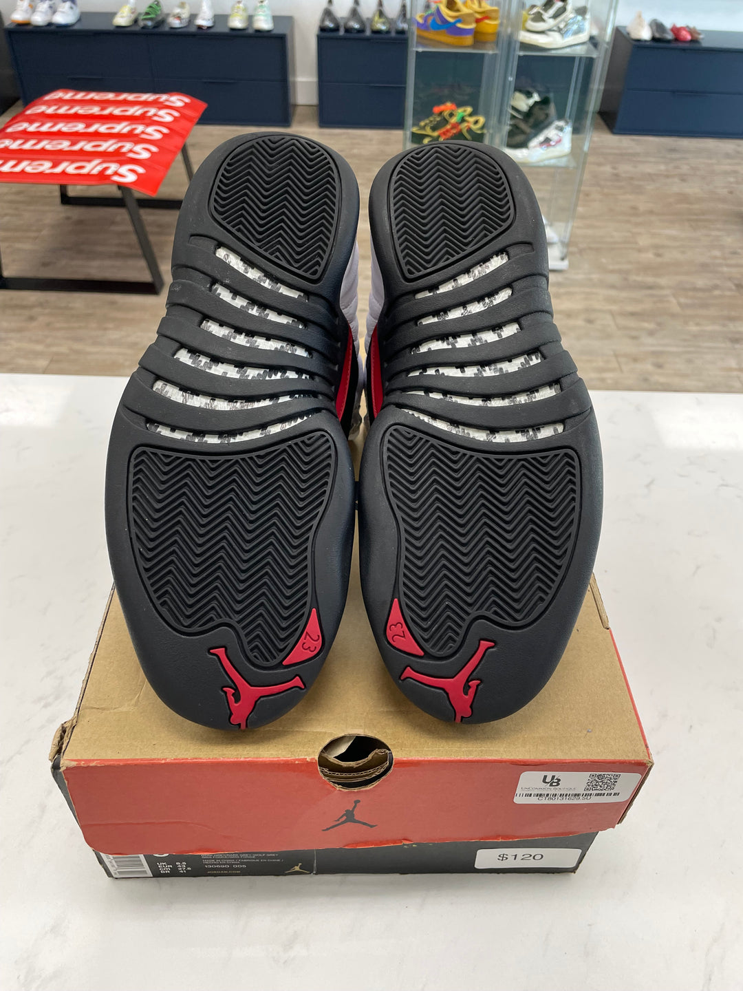 Jordan 12 Retro Taxi Flip- Worn