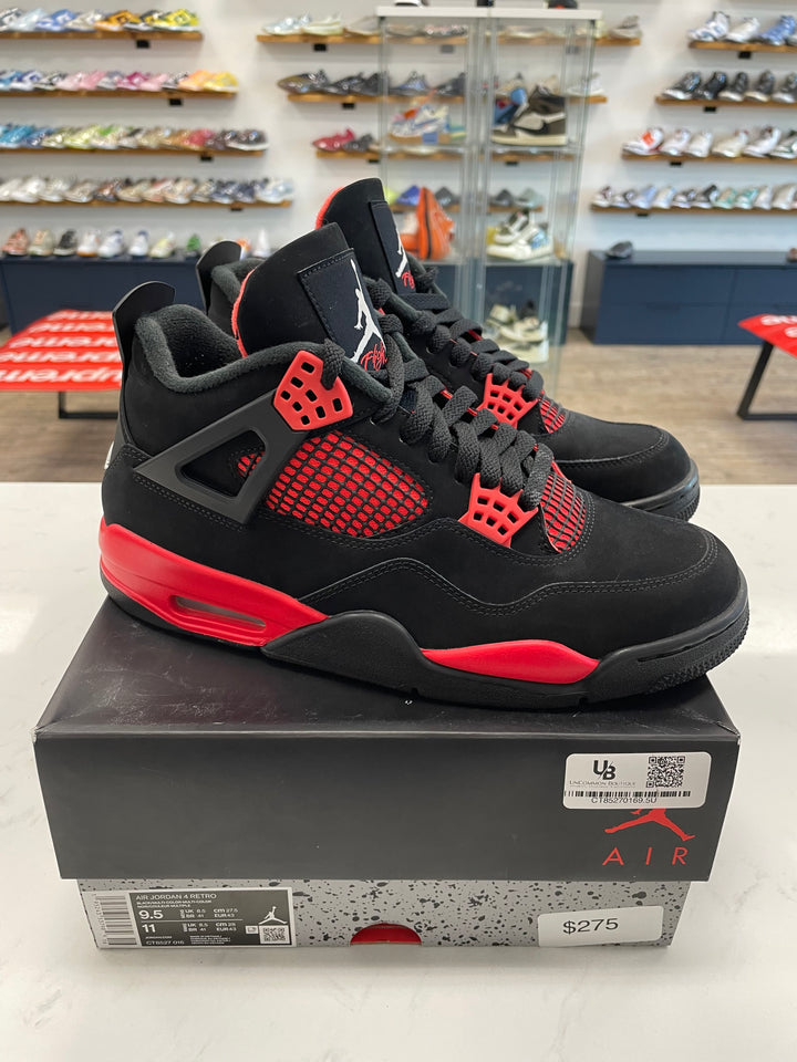 Jordan 4 Retro Red Thunder- Worn