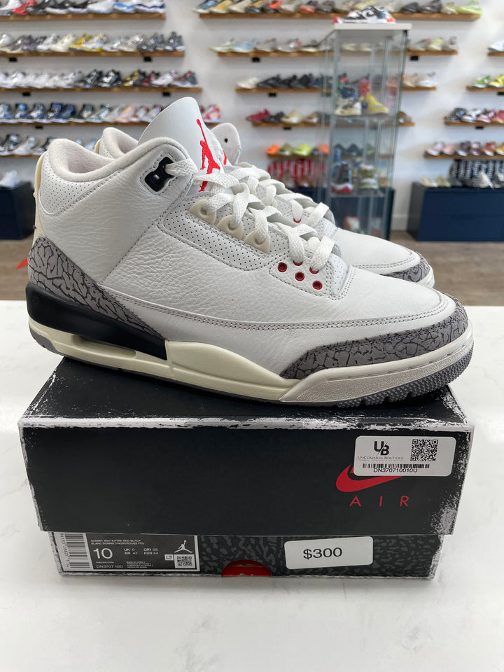 Jordan 3 Retro White Cement Reimagined- Worn