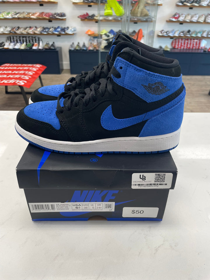 Jordan 1 Retro High OG Royal Reimagined (GS)- Worn