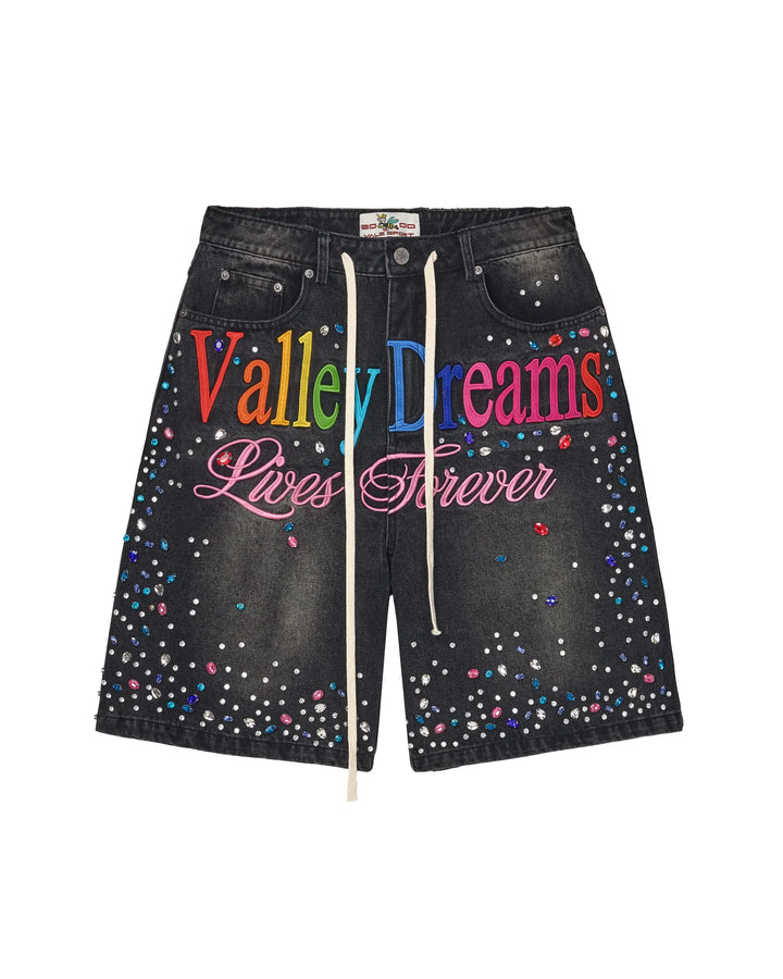Vale Forever Ice Cream Jorts Black