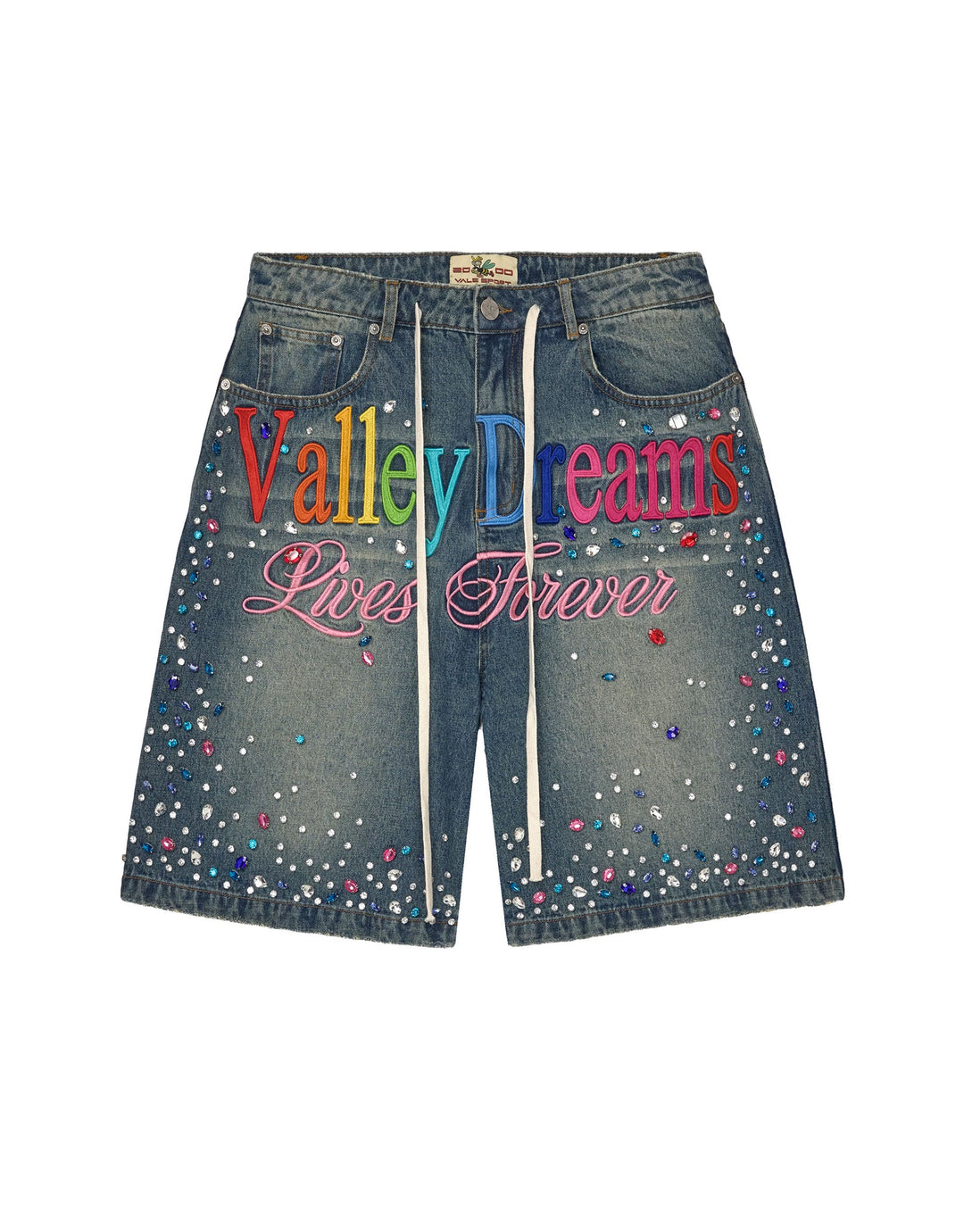 Vale Forever Ice Cream Jorts Blue