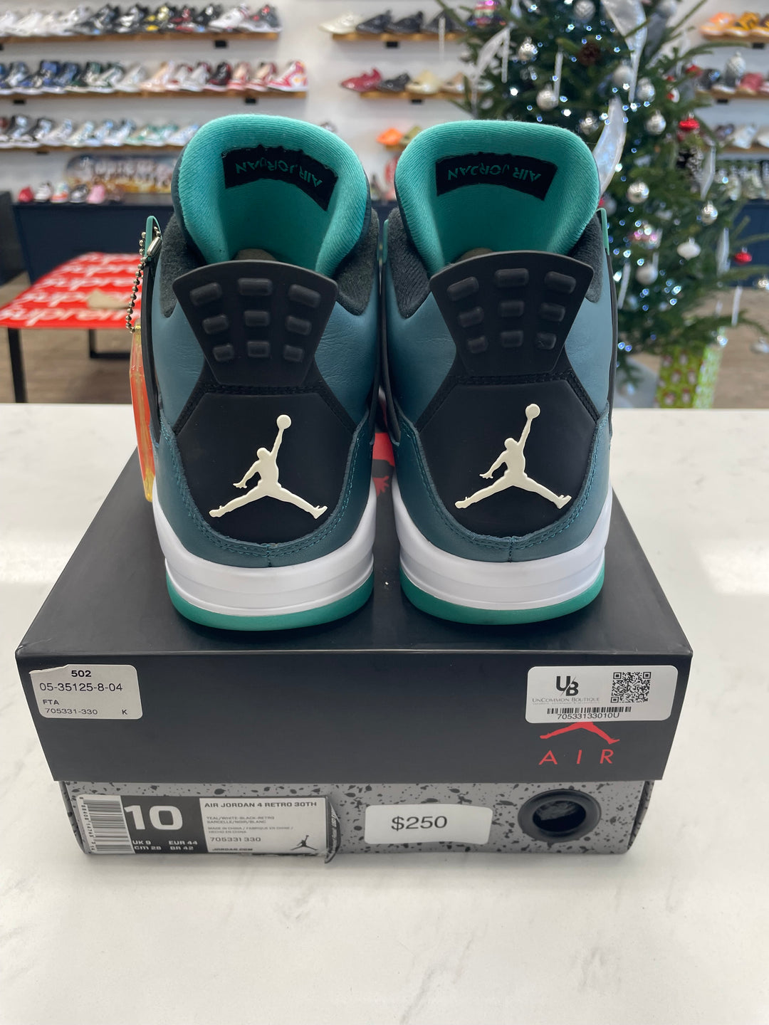 Jordan 4 Retro Teal- Worn