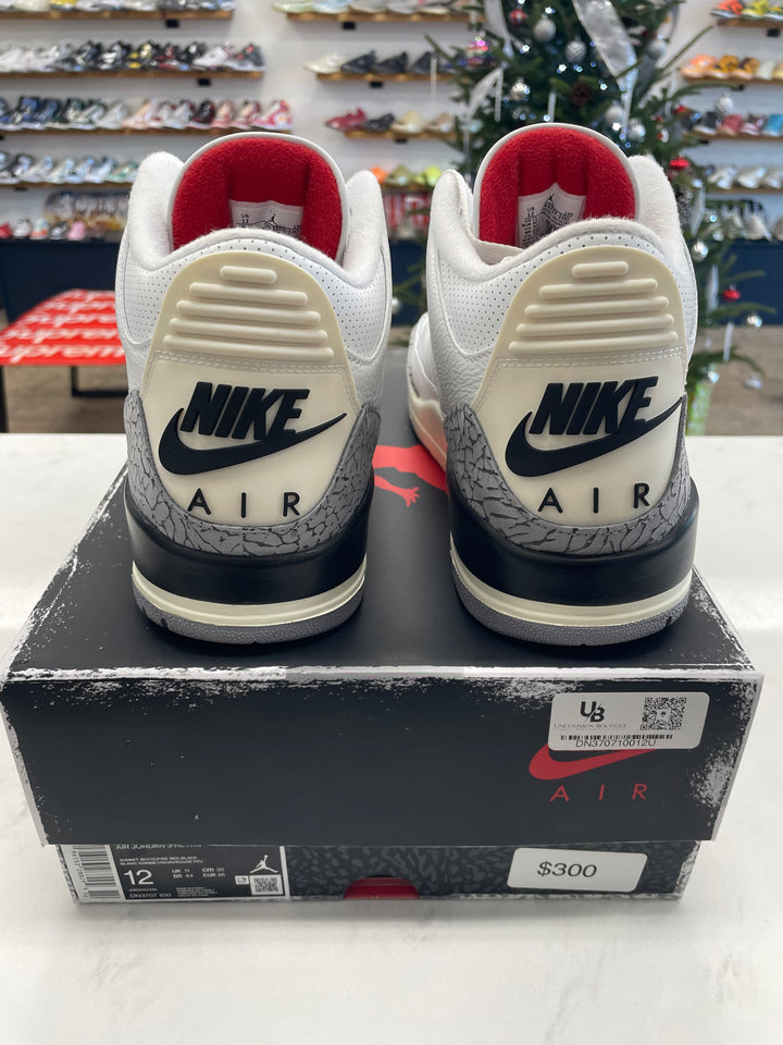 Jordan 3 Retro White Cement Reimagined - Worn