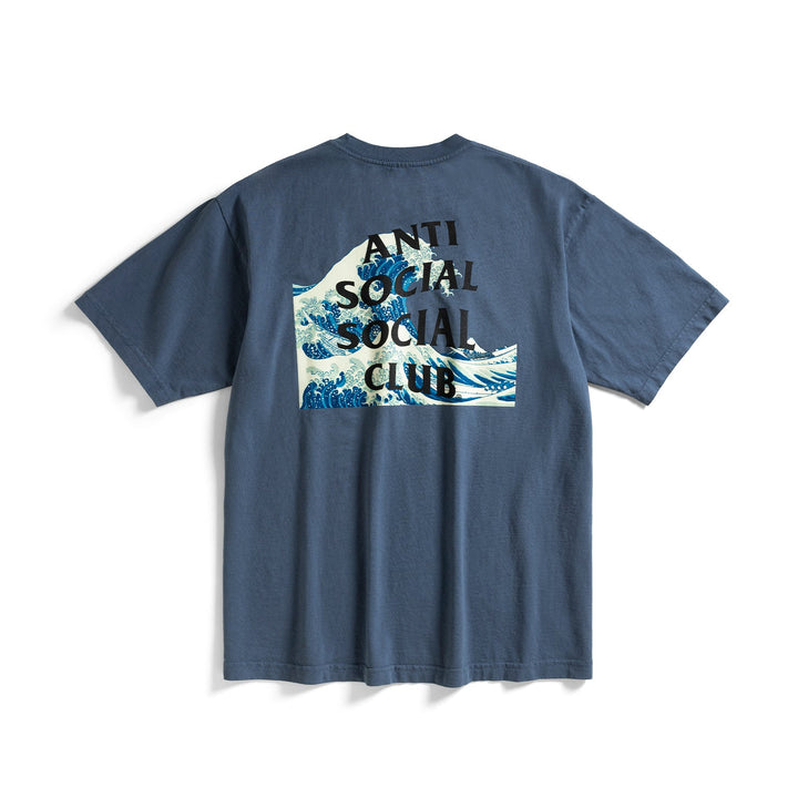 ASSC Tonkatsu: The Great Wave Tee Indigo
