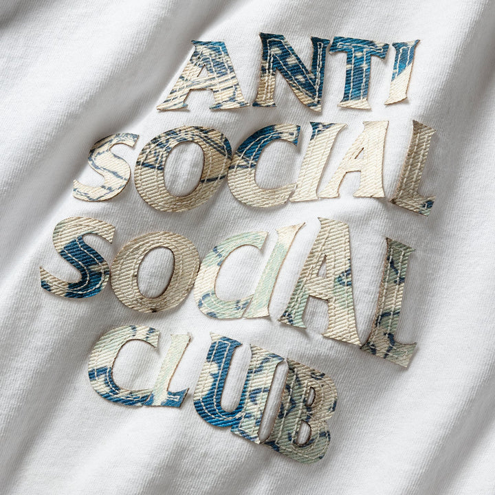 ASSC Tonkatsu: Boro Wave Tee White