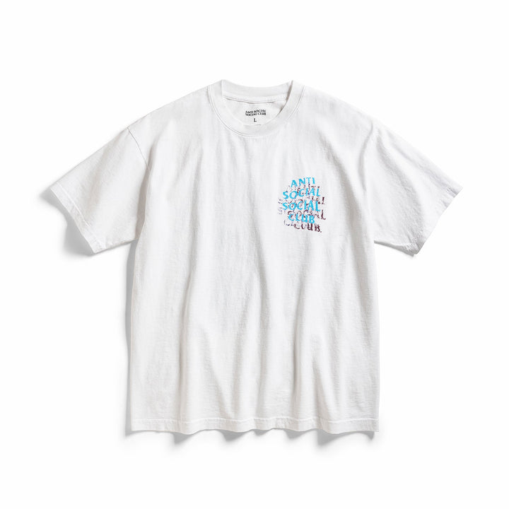 ASSC Distressed Tee White