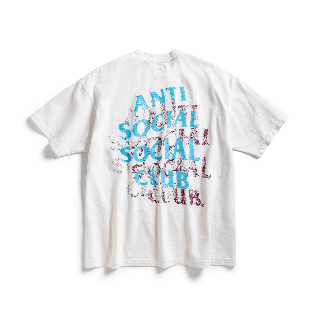 ASSC Distressed Tee White