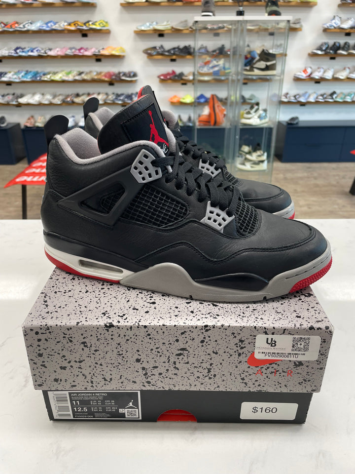 Jordan 4 Retro Bred Reimagined- Worn