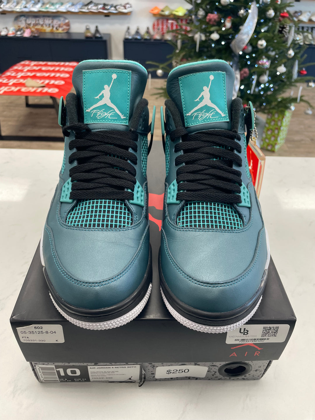 Jordan 4 Retro Teal- Worn