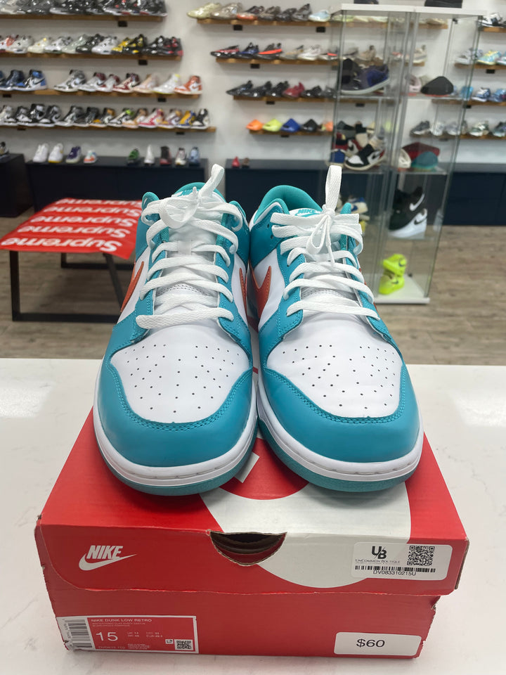 Nike Dunk Low Miami Dolphins - Worn