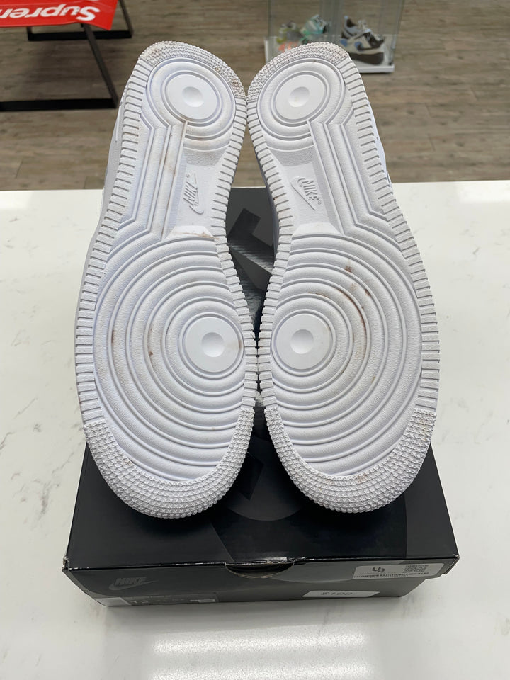 Nike Air Force 1 Low Supreme White- Worn