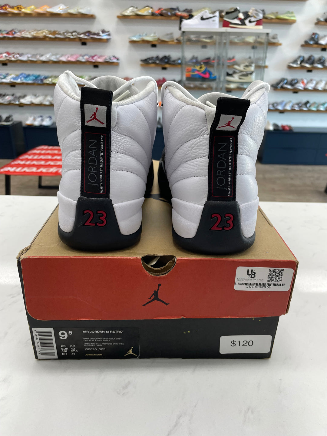 Jordan 12 Retro Taxi Flip- Worn