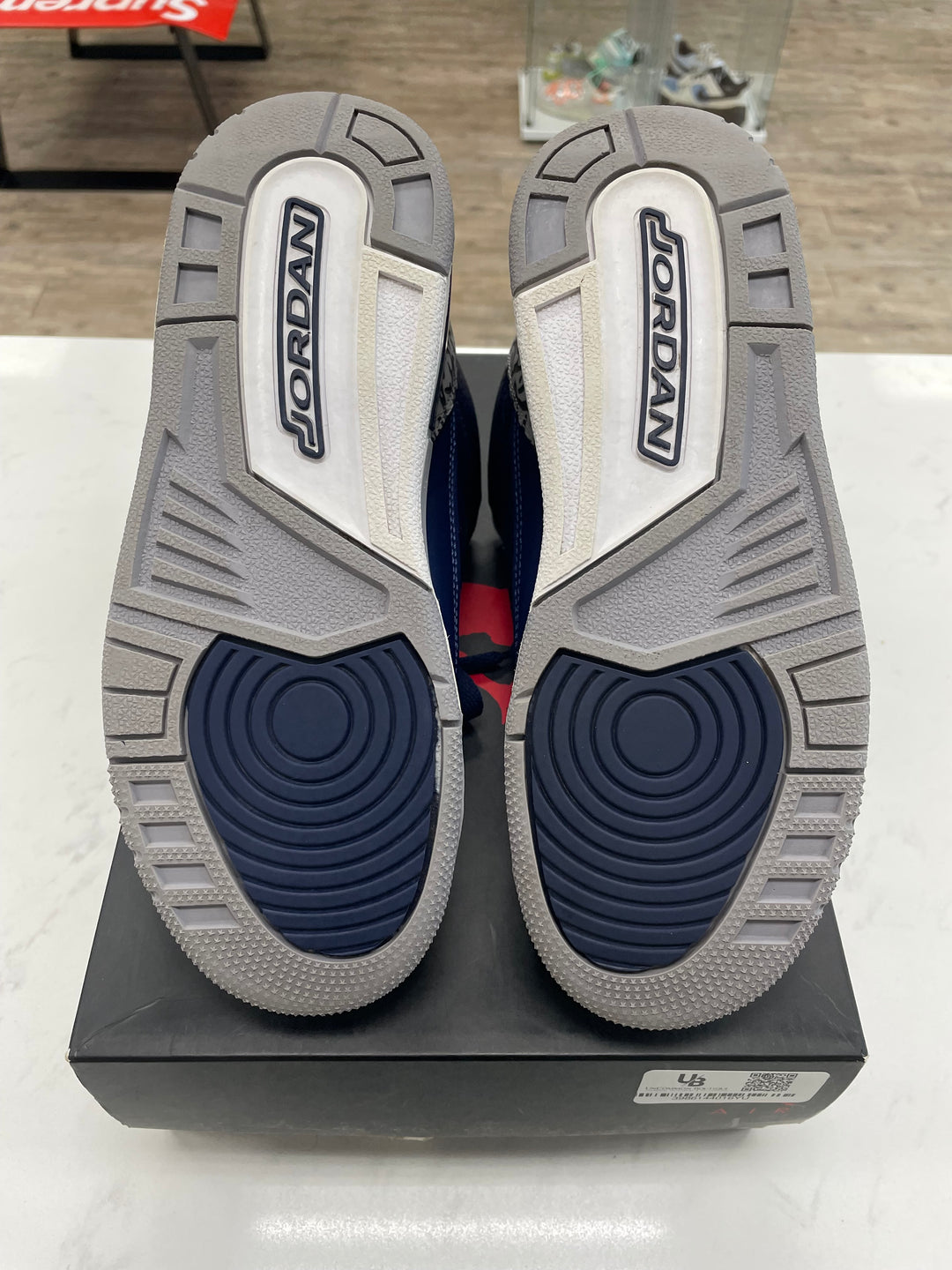 Jordan 3 Retro Georgetown (2021) (GS)- Worn