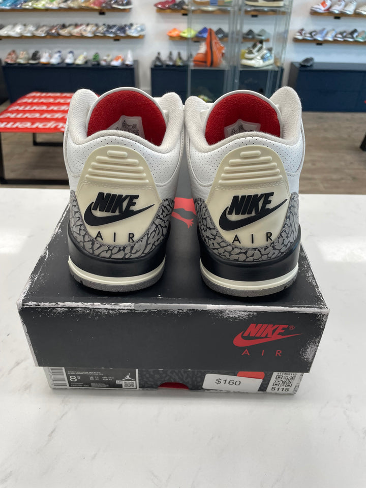 Jordan 3 Retro White Cement Reimagined- Worn
