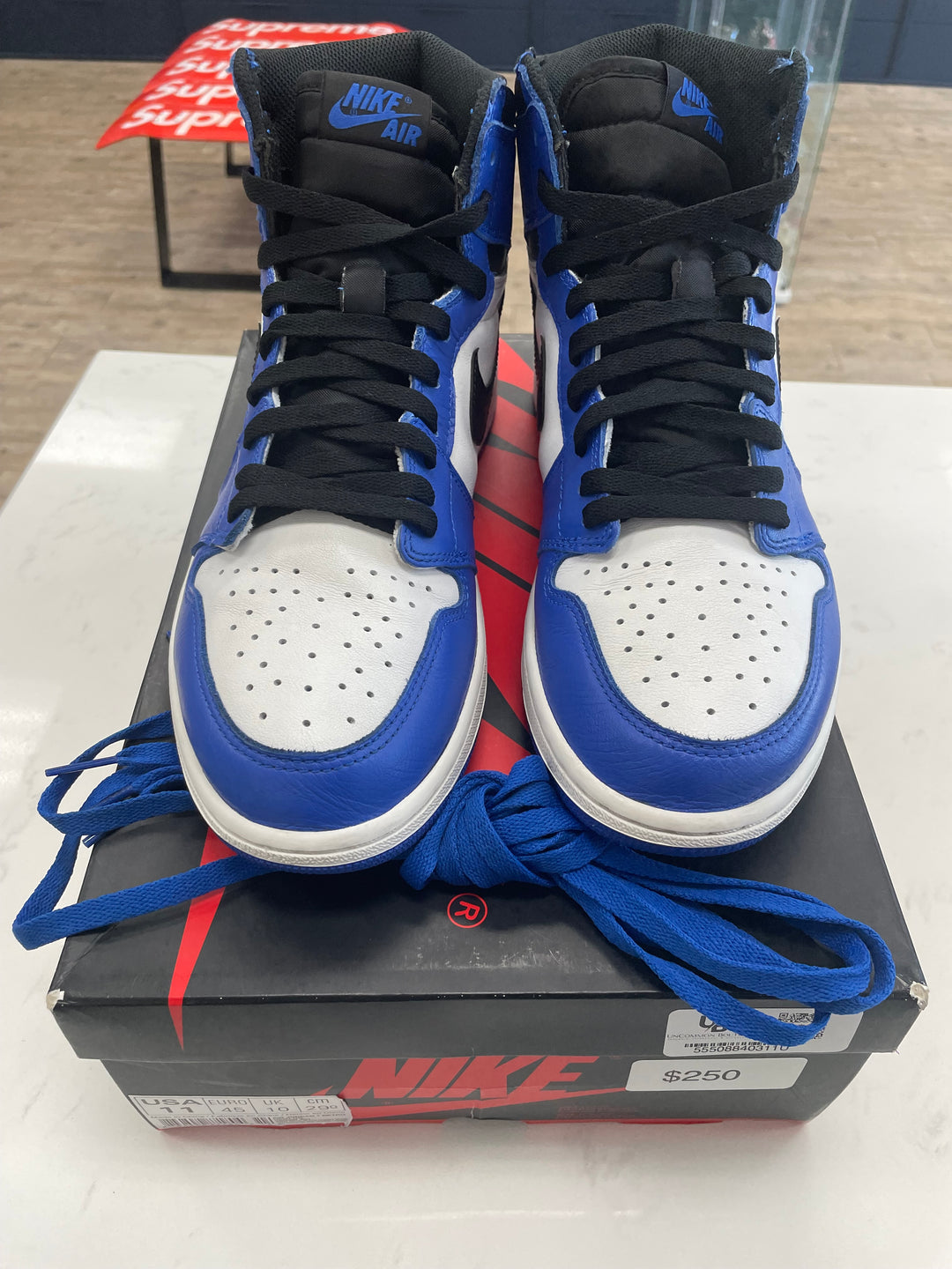 Jordan 1 Retro High Game Royal- Worn