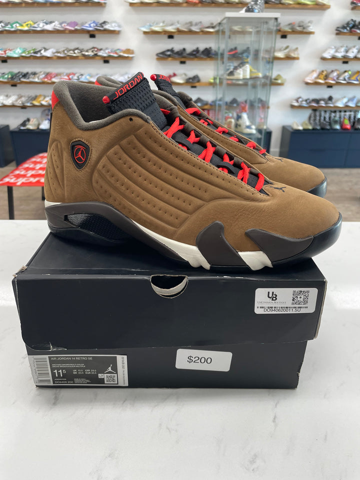 Jordan 14 Retro Winterized Archaeo Brown- Worn