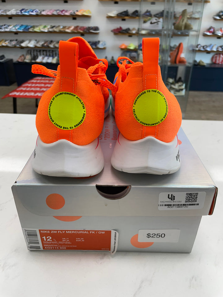 Nike Zoom Fly Mercurial Off-White Total Orange- Worn