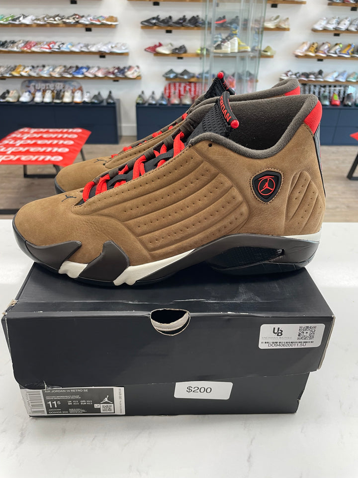 Jordan 14 Retro Winterized Archaeo Brown- Worn