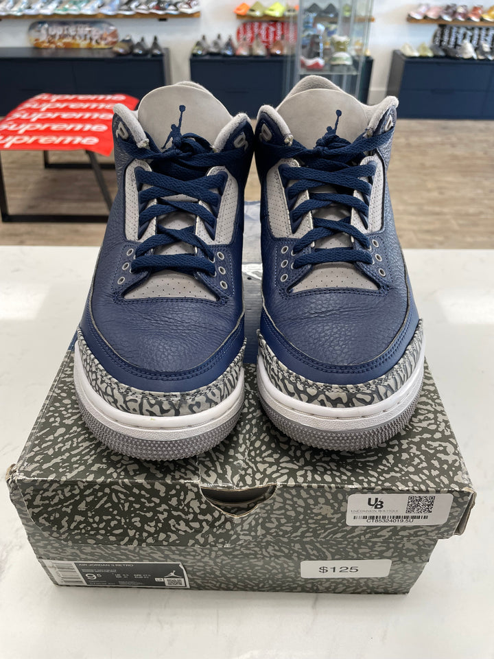 Jordan 3 Retro Georgetown (2021)- Worn