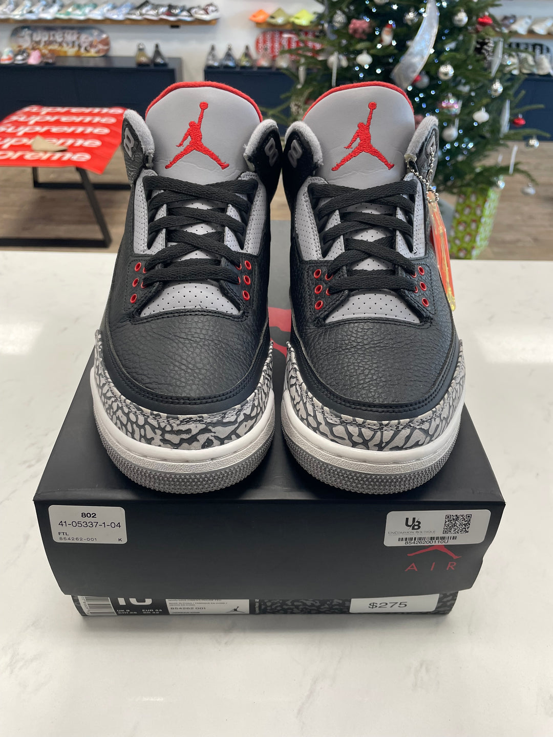 Jordan 3 Retro Black Cement (2018)- Worn