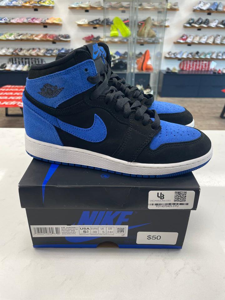 Jordan 1 Retro High OG Royal Reimagined (GS)- Worn