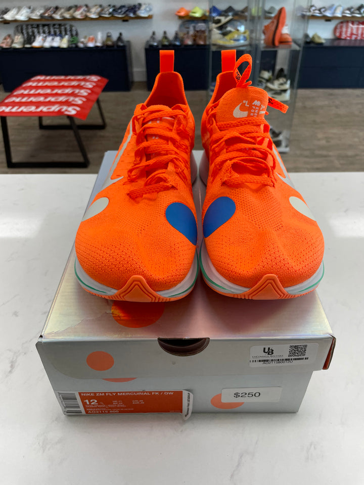 Nike Zoom Fly Mercurial Off-White Total Orange- Worn