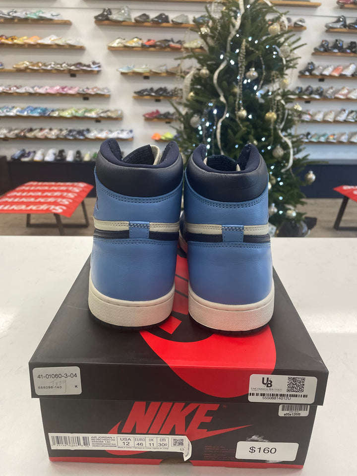 Jordan 1 Retro High Obsidian - Worn