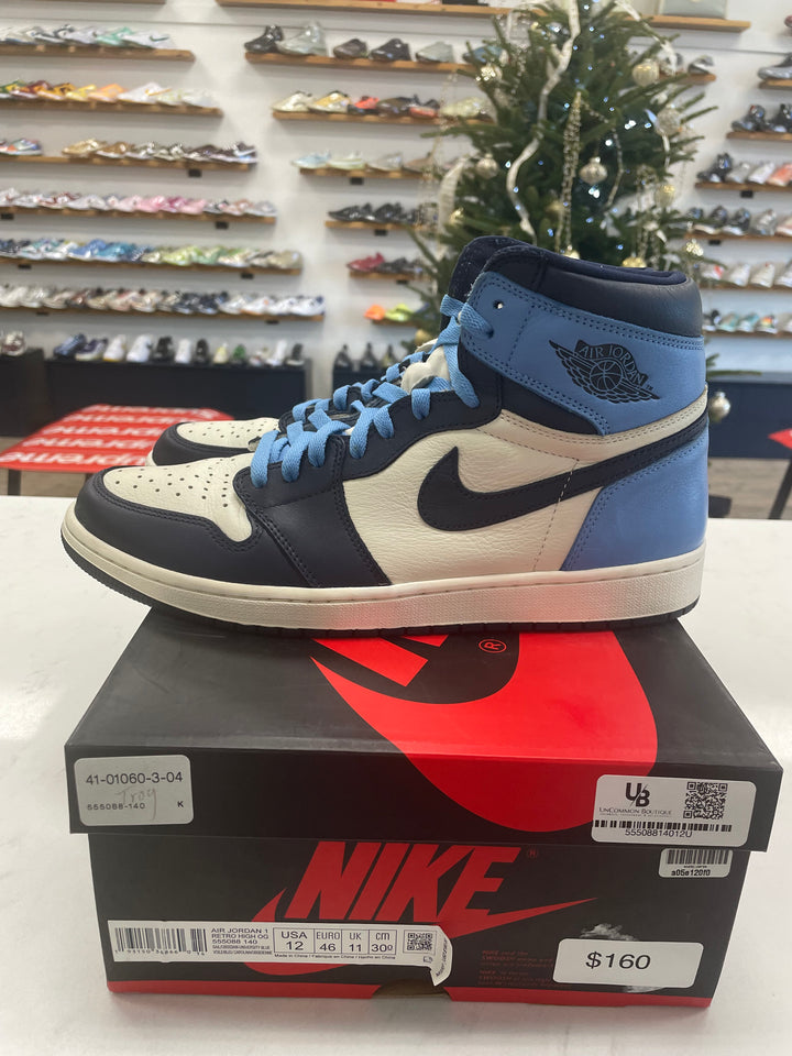 Jordan 1 Retro High Obsidian - Worn