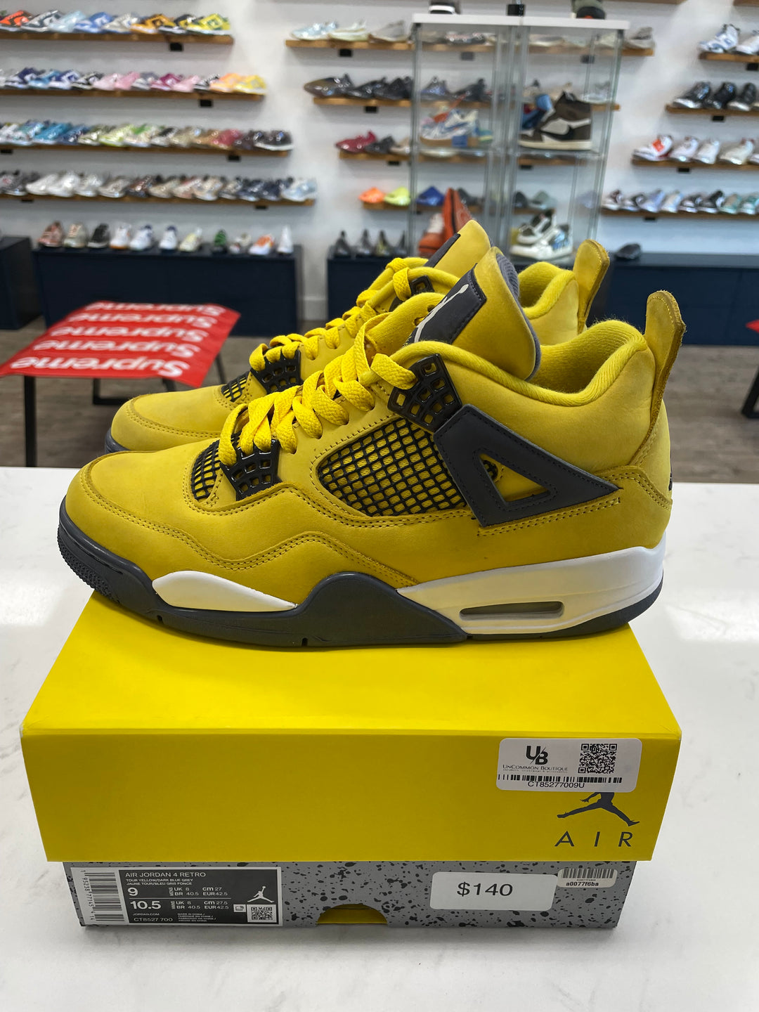 Jordan 4 Retro Lightning (2021)- Worn