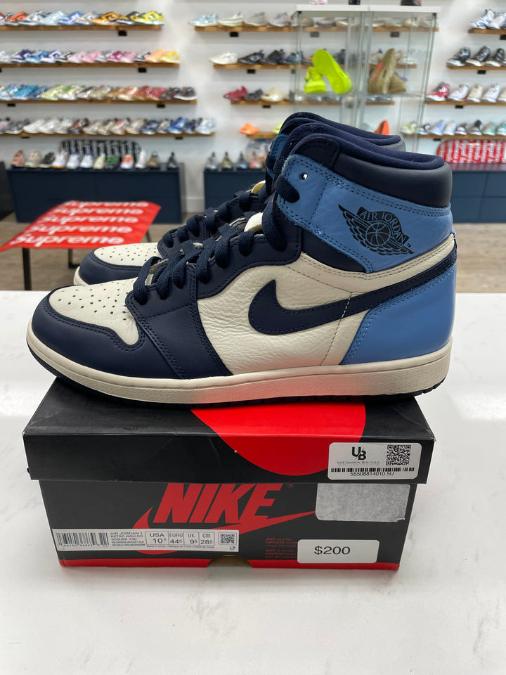 Jordan 1 Retro High Obsidian- Worn